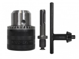 Faithfull Chuck & Key,13mm Cap 1/2 X 20 UNF Thread & SDS adapter £9.49